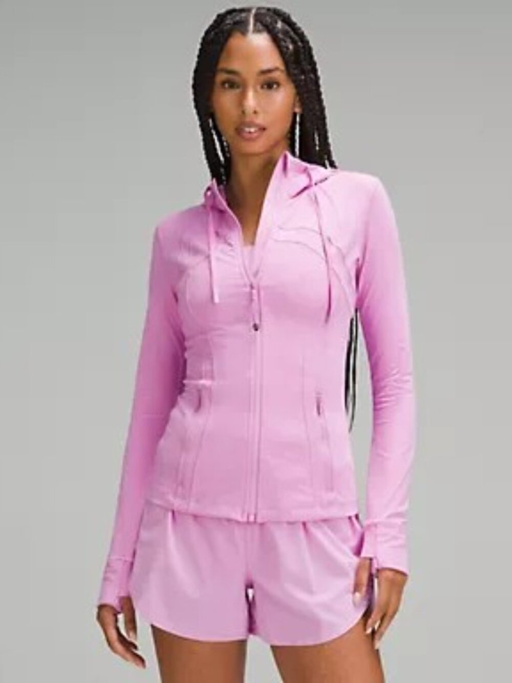 Lululemon Define Hooded Jacket Nulu Dahlia Mauve Size 4